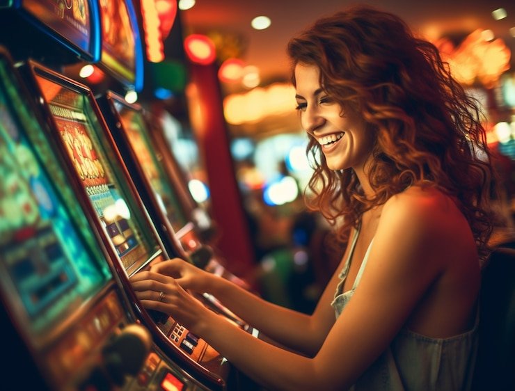 Antarmuka Mesin Arcade di platform toto1212 dengan tampilan gameplay yang responsif